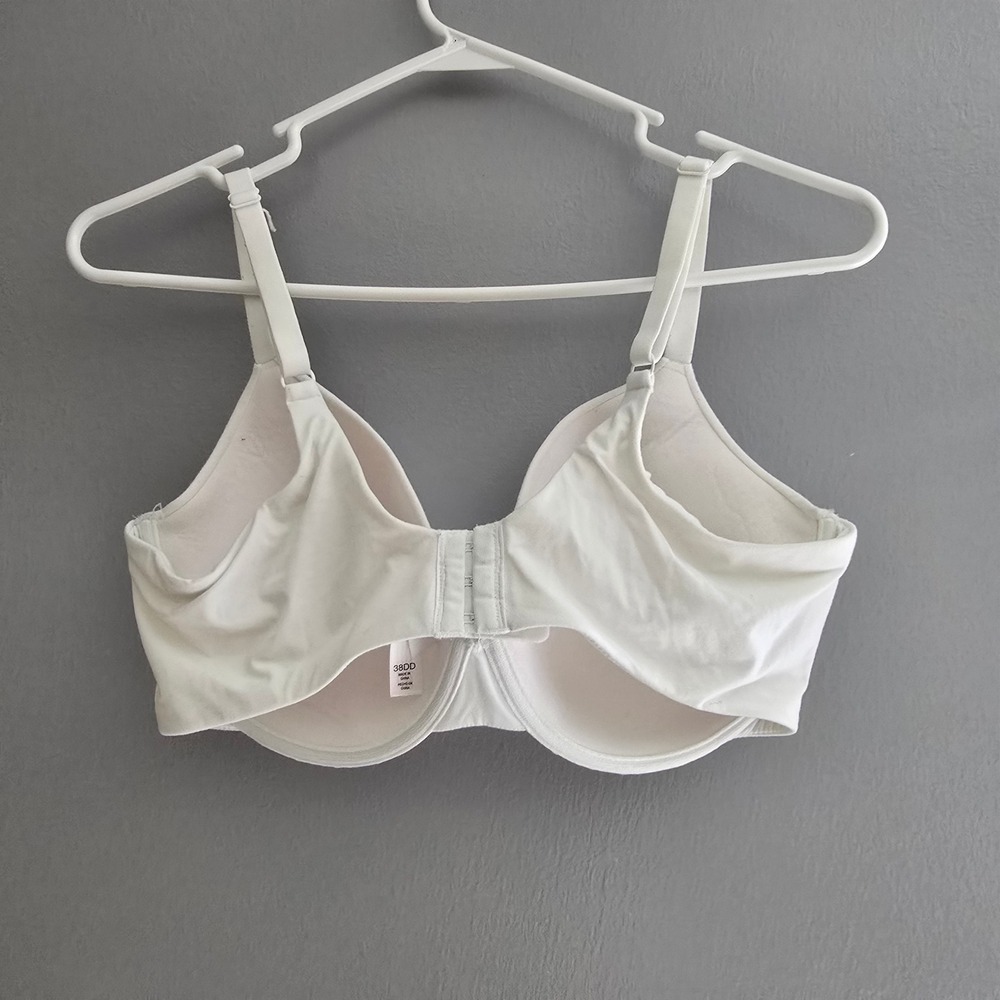 Gilligan & O'Malley White Underwire Everyday T-Shirt Bra 38DD